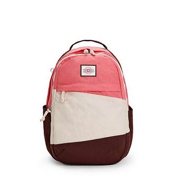 Kipling Xavi 15" Backpack Laptop Veske Rosa Beige | NO 1542HA